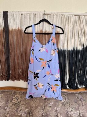 Lilac purple O'Neill floral summer dress; perfect condition
